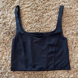 Forever 21 black crop top size M